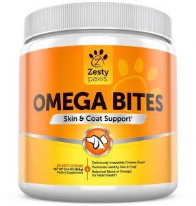 Zesty Paws Omega Bites Skin & Coat Support