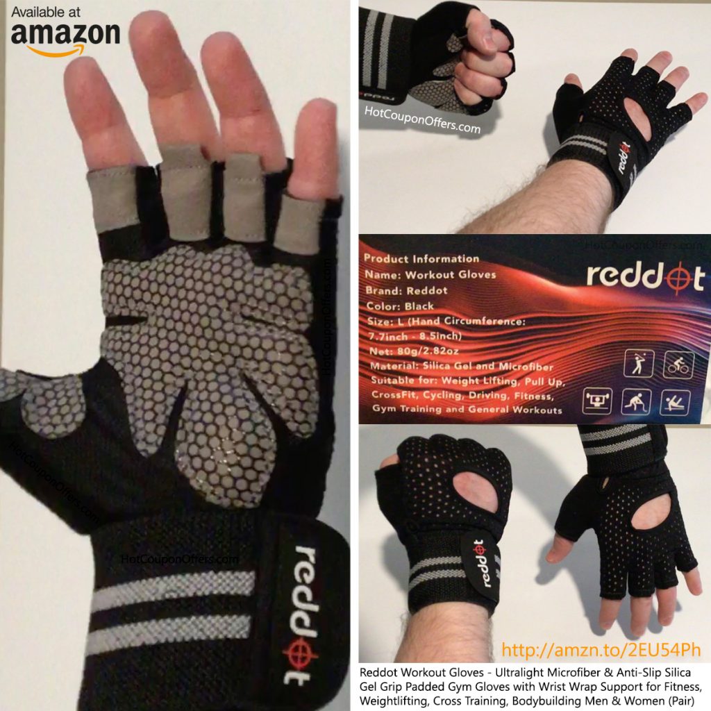 Reddot Workout Gloves Promo