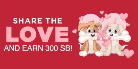 Swagbucks - Valentines Day Share The Love And Earn 300 SB