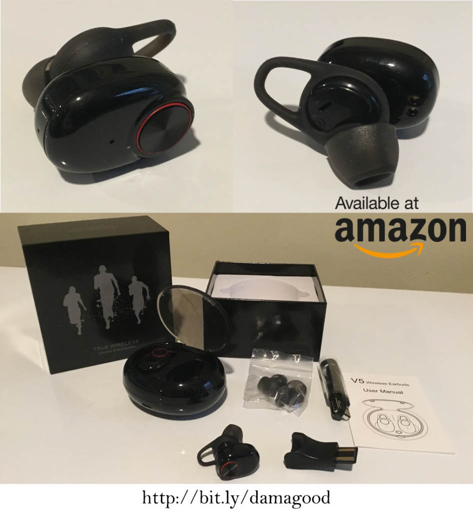 Damagood Wireless Earbuds - Available on Amazon